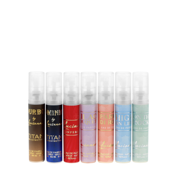 Lucianno Signature Collection Eau de Parfum for Unisex – 7 piece discovery set