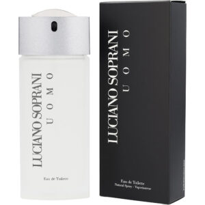 Luciano Soprani Uomo Eau de Toilette for Men – 3.3 oz