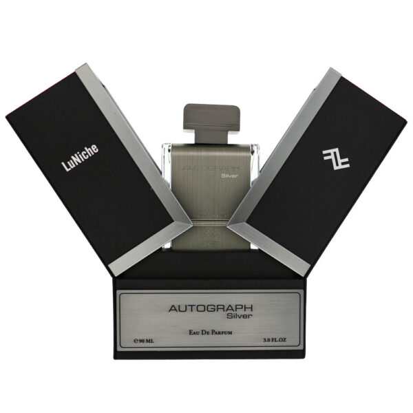 Luniche Autograph Silver Eau de Parfum for Unisex – 3 oz