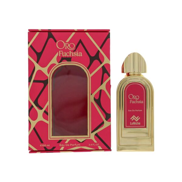 Luniche Oro Fuchsia Eau de Parfum for Unisex – 3.4 oz