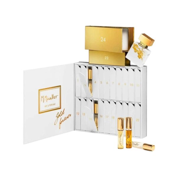 M. Micallef Advent Calendar Ylang in Gold Eau de Parfum for Unisex – 24 piece gift set