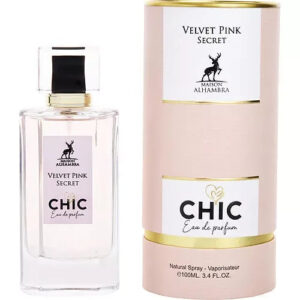 Maison Alhambra Chic Velvet Pink Secret Eau de Parfum for Women – 3.4 oz