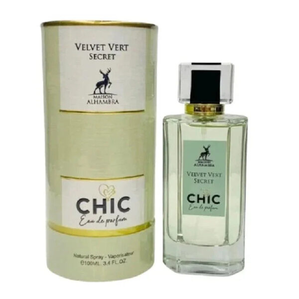 Maison Alhambra Chic Velvet Vert Secret Eau de Parfum for Women – 3.4 oz