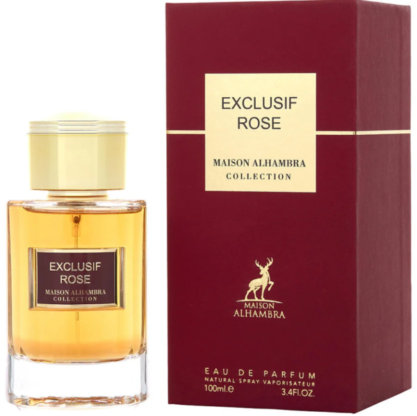 Maison Alhambra Exclusif Rose Eau de Parfum for Unisex – 3.4 oz