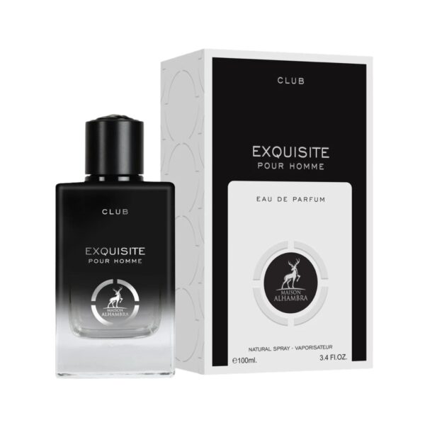 Maison Alhambra Exquisite Club Eau de Parfum for Men – 3.4 oz