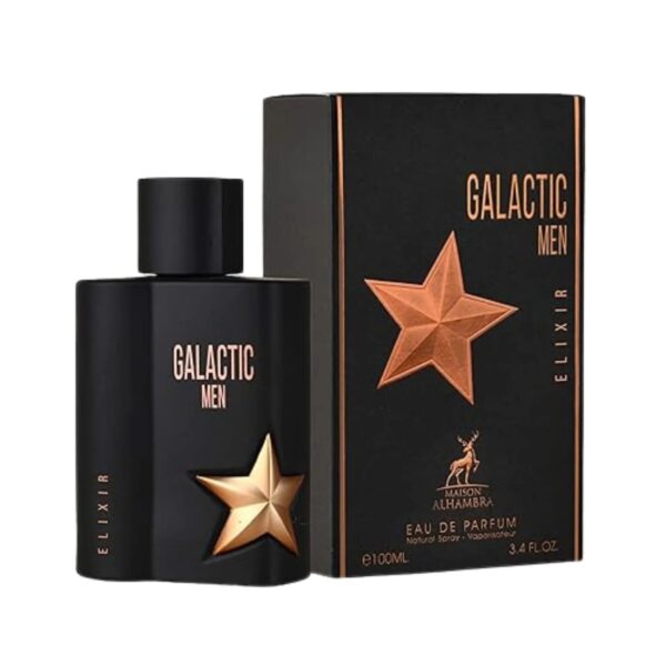 Maison Alhambra Galactic Men Elixir Eau de Parfum for Men – 3.4 oz