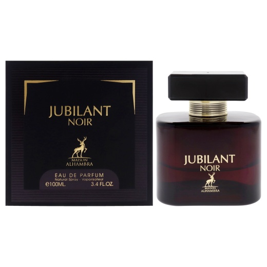 Maison Alhambra Jubilant Noir Eau de Parfum for Women – 3.4 oz