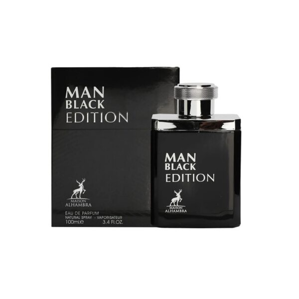 Maison Alhambra Man Black Edition Eau de Parfum for Men – 3.4 oz