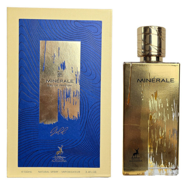 Maison Alhambra Minerale Gold Eau de Parfum for Men – 3.4 oz