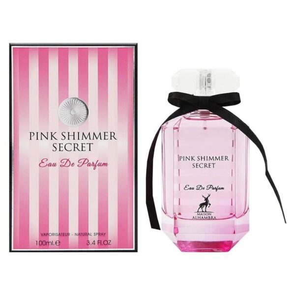 Maison Alhambra Pink Shimmer Secret Eau de Parfum for Women – 3.4 oz