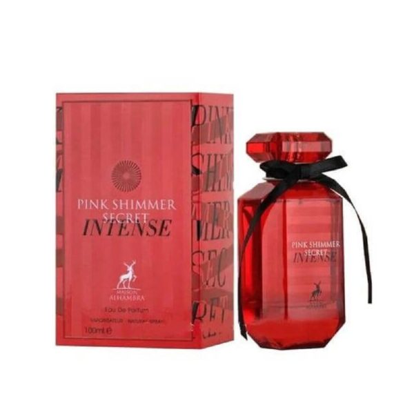 Maison Alhambra Pink Shimmer Secret Intense Eau de Parfum for Women – 3.4 oz