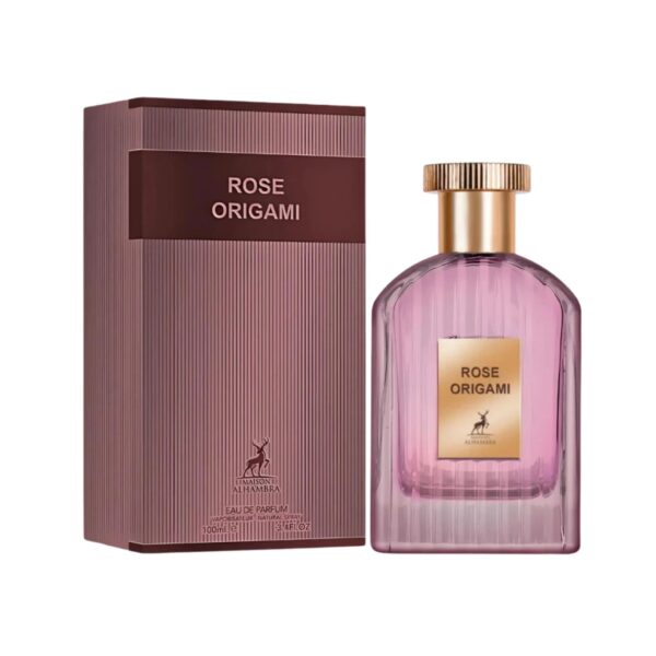 Maison Alhambra Rose Origami Eau de Parfum for Unisex – 3.4 oz