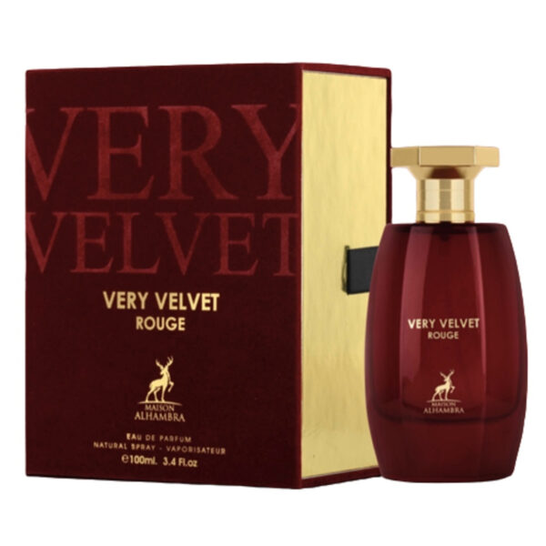 Maison Alhambra Very Velvet Rouge Eau de Parfum for Women – 3.4 oz