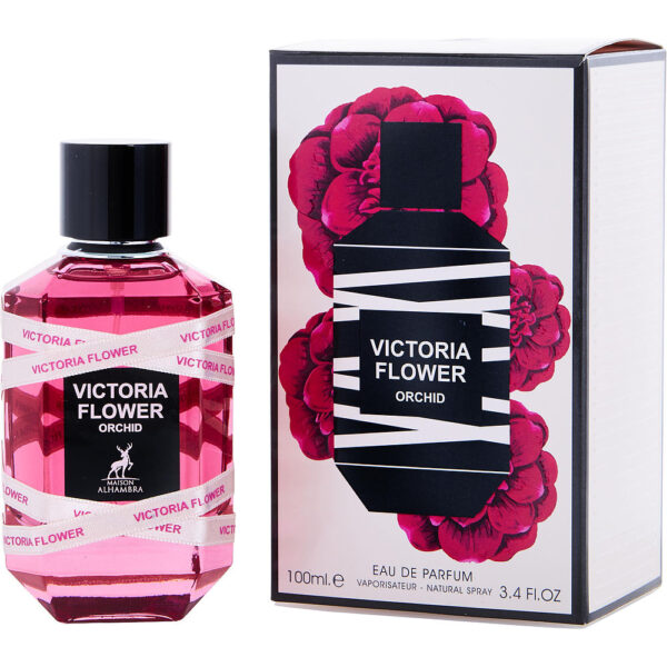 Maison Alhambra Victoria Flower Orchid Eau de Parfum for Women – 3.4 oz
