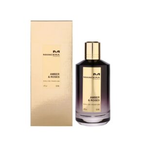 Mancera Amber & Roses Eau de Parfum for Unisex – 4.0 oz