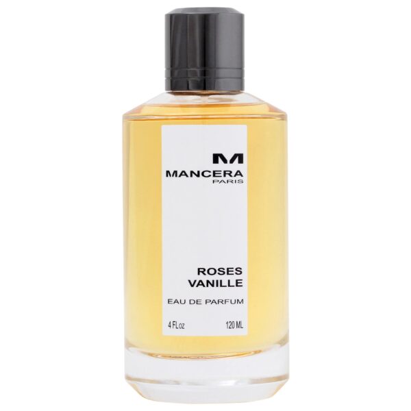 Mancera Roses Vanille Eau de Parfum for Unisex – 4 oz