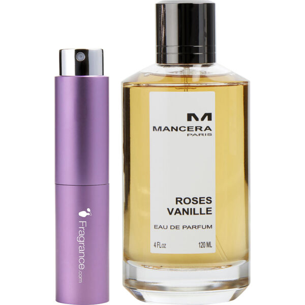 Mancera Roses Vanille TRAVEL Eau de Parfum for Women – 0.27 oz