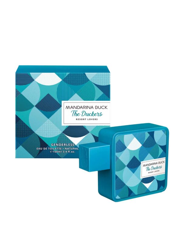 Mandarina Duck The Duckers Resort Lovers Genderless Eau de Toilette for Unisex – 3.4 oz