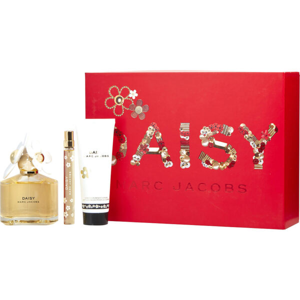 Marc Jacobs Daisy EDT Spray 3.4 OZ & Body Lotion Set for Women