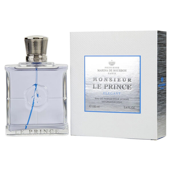 Princesse Marina De Bourbon Monsieur Le Prince Elegant Eau de Parfum for Men – 3.4 oz