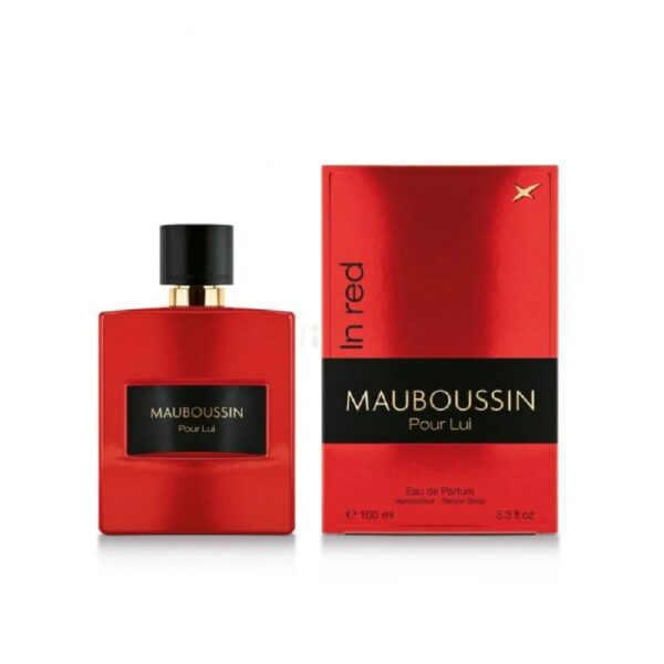 Mauboussin Pour Lui In Red Eau de Parfum for Men – 3.3 oz
