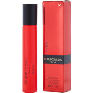 Mauboussin Pour Lui In Red TRAVEL Eau de Parfum for Men – 0.7 oz