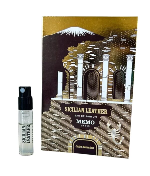 Memo Paris Sicilian Leather Cuir Nomades Eau de Parfum for Unisex – 0.05 oz