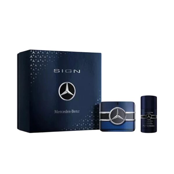 Mercedes-Benz Sign by Mercedes-Benz EAU DE PARFUM SPRAY 3.4 OZ & DEODORANT STICK ALCOHOL FREE 2.5 OZ for MEN