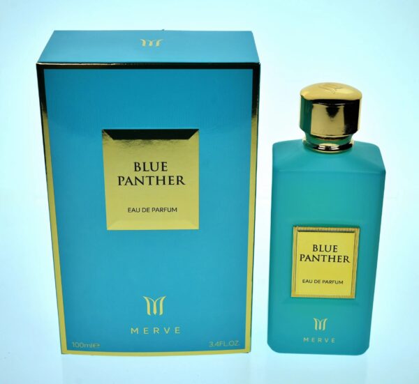 Merve Blue Panther Eau de Parfum for Men – 3.4 oz