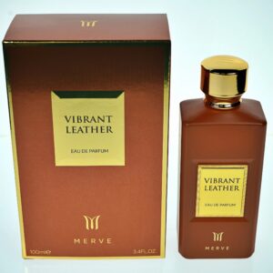 Merve Vibrant Leather Eau de Parfum for Men – 3.4 oz