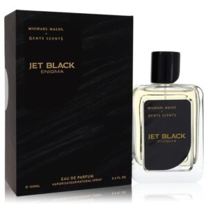 Michael Malul Jet Black Enigma Eau de Parfum for Men – 3.4 oz