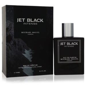 Michael Malul Jet Black Intense Eau de Parfum for Men – 3.4 oz