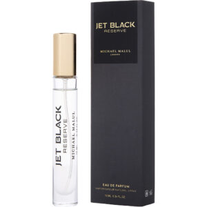 Michael Malul Jet Black Reserve Eau de Parfum for Men – 0.34 oz