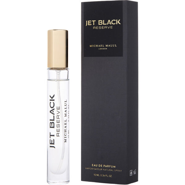 Michael Malul Jet Black Reserve Eau de Parfum for Men – 0.34 oz