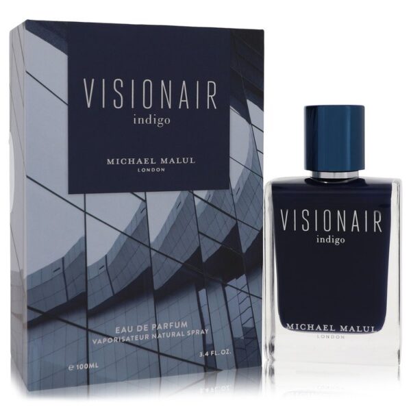 Michael Malul Visionair Indigo Eau de Parfum for Men – 3.4 oz
