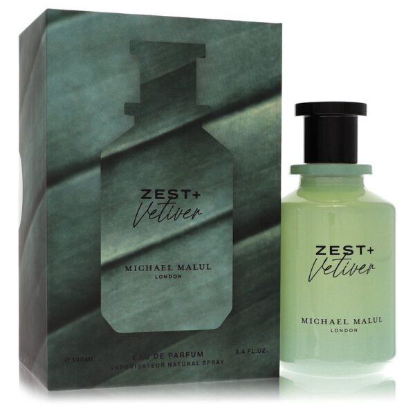 Michael Malul Zest + Vetiver Eau de Parfum for Men – 3.4 oz
