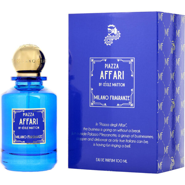 Milano Fragranze Piazza Affari Eau de Parfum for Unisex – 3.4 oz