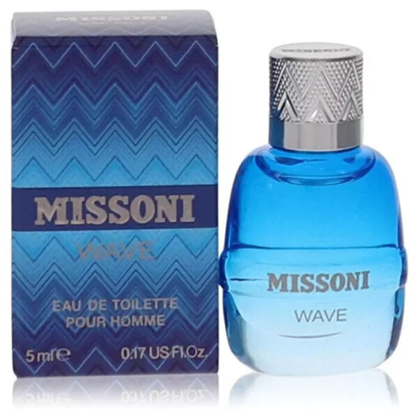 Missoni Wave Eau de Toilette for Men, 0.17 oz / 5 ml