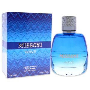 Missoni Wave Eau de Toilette for Men – 3.4 oz