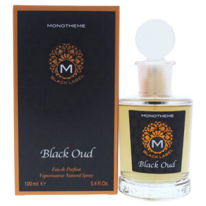 Monotheme Venezia Monotheme Black Oud Eau de Parfum for Unisex – 3.4 oz