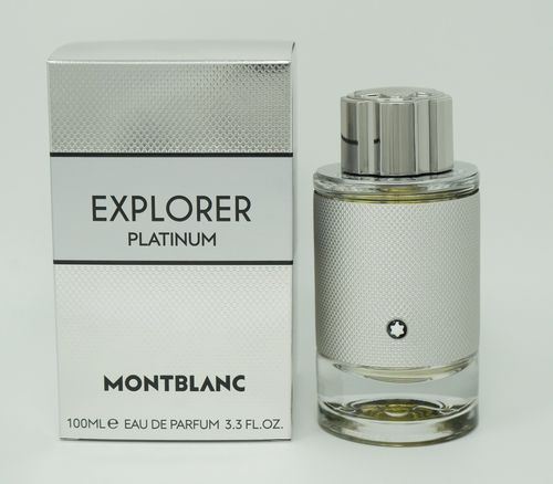 Mont Blanc Explorer Platinum Men's Eau de Parfum Spray 3.3 oz