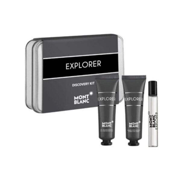 Mont Blanc Explorer Men's Fragrance Gift Set with Travel Pouch