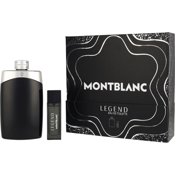 Mont Blanc Legend EDT Spray Set 6.7 oz & 0.5 oz for Men