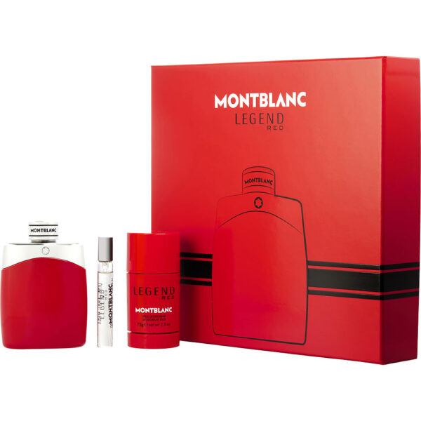 Mont Blanc Legend Red Men's Fragrance Gift Set – 3.3 oz
