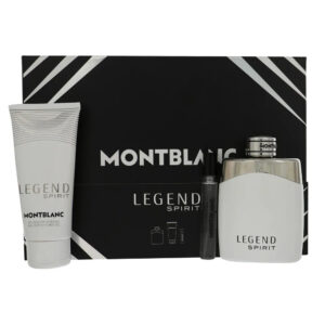 Mont Blanc Legend Spirit EDT Spray & Shower Gel Set for Men