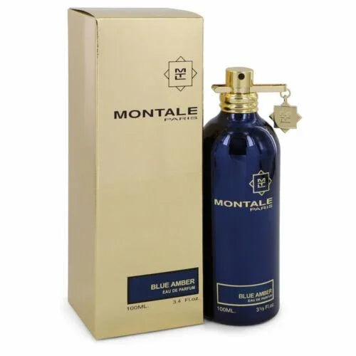 Montale Blue Amber Eau de Parfum for Unisex – 3.4 oz