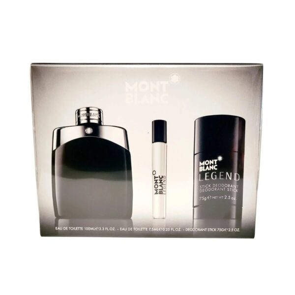 Montblanc Legend , 3 piece v3 Eau de Toilette for Men – 3 piece gift set - v3
