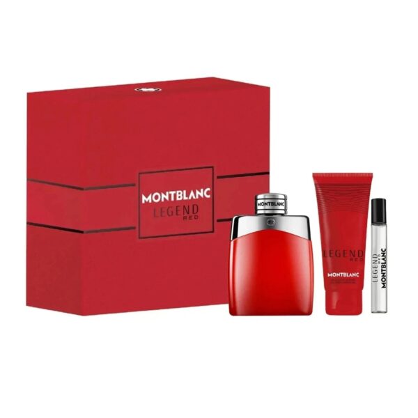 Montblanc Legend Red 3 piece v3 Eau de Parfum for Men – 3 piece gift set - v3