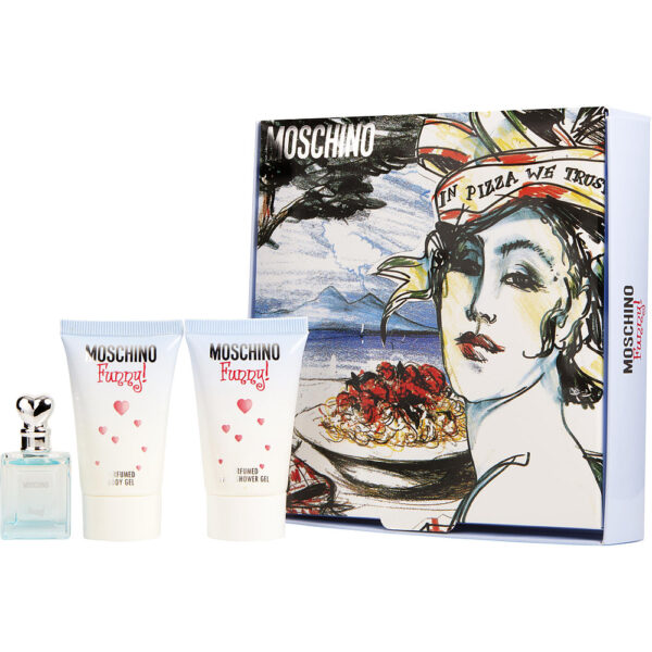 Moschino Funny! Women's Fragrance Gift Set with Body & Shower Gel