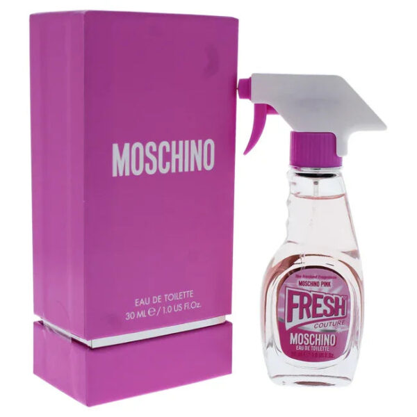 Moschino Pink Fresh Couture Eau de Toilette for Women – 1 oz